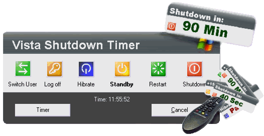Vista Shudown Timer 1.4